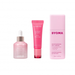 Pack pink skincare